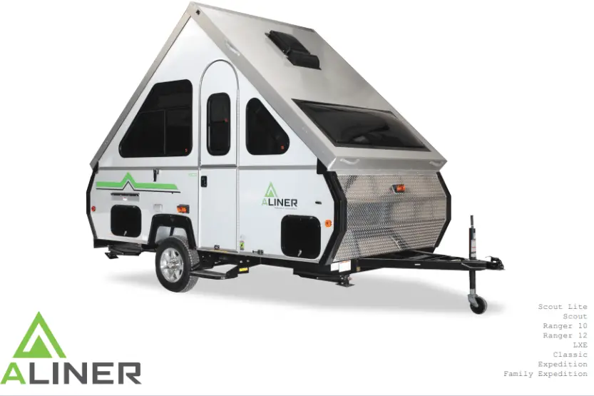 how much does an aliner camper weigh