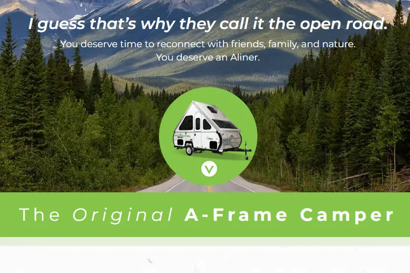 A-Frame pop up camper