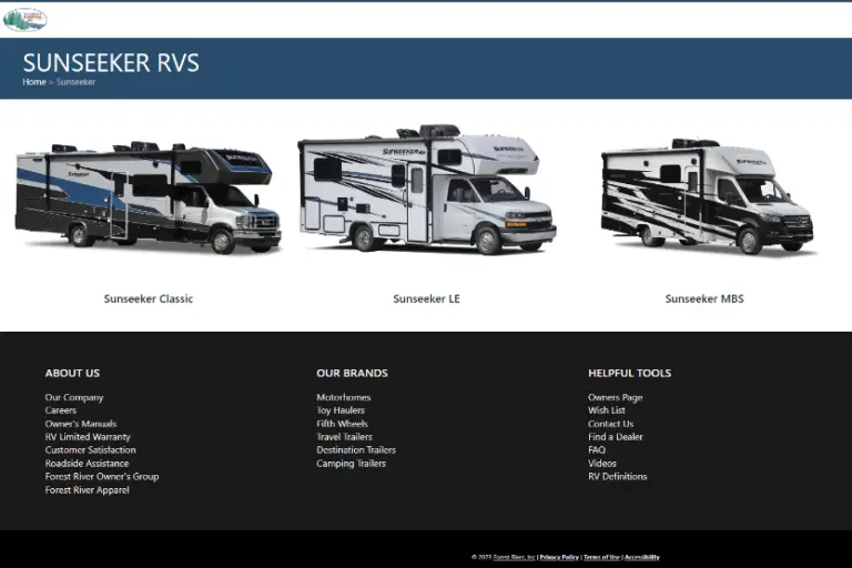 Sunseeker by Forest River A Comprehensive Review